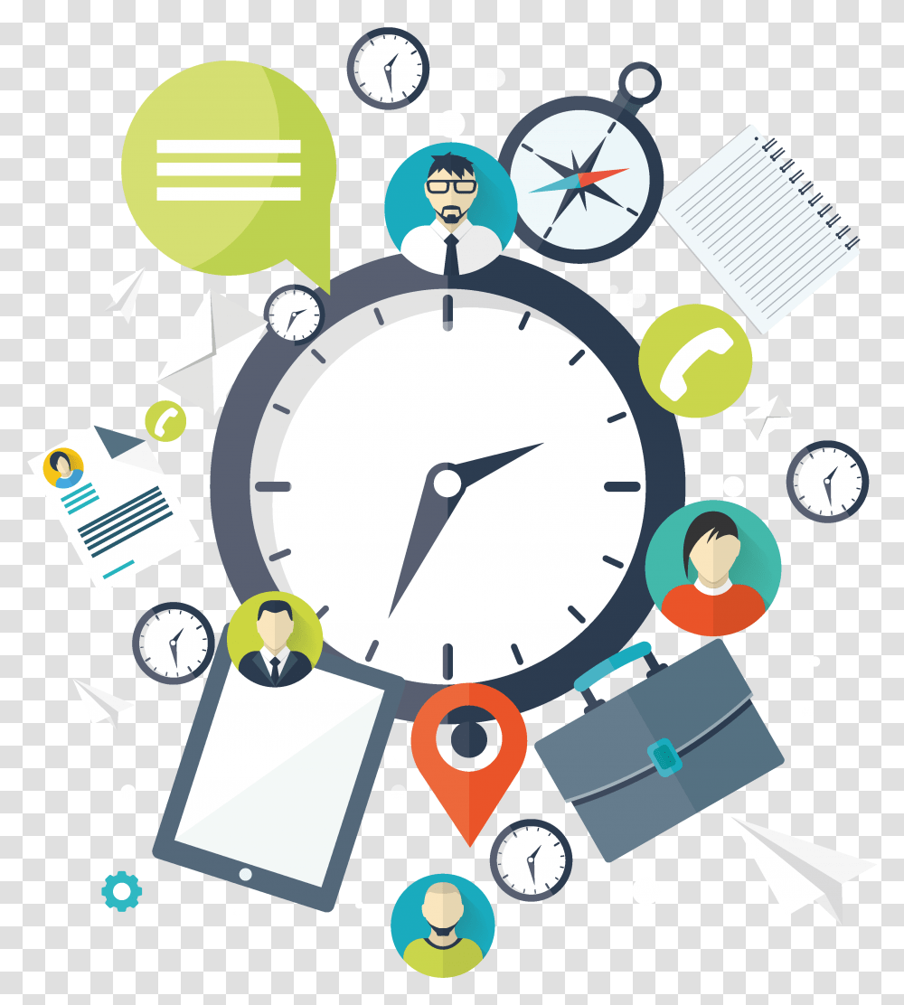 Tiempo Time Zone, Analog Clock, Advertisement, Poster, Paper Transparent Png