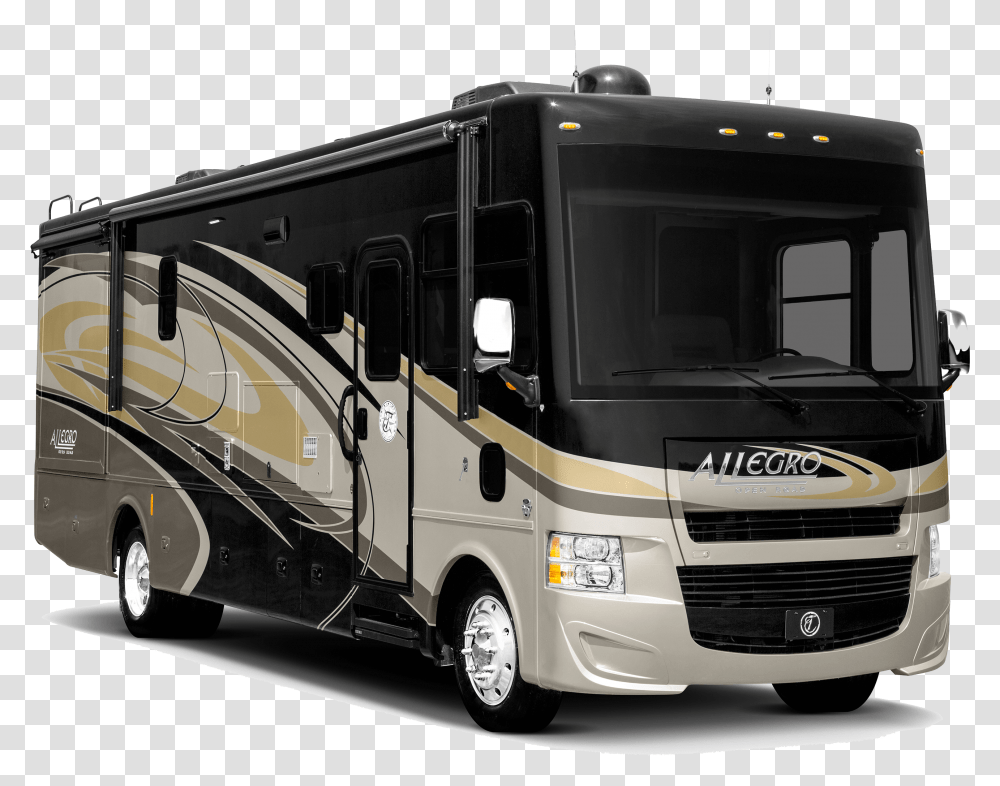 Tiffin Allegro Recreational Vehicle, Rv, Van, Transportation, Fire Truck Transparent Png