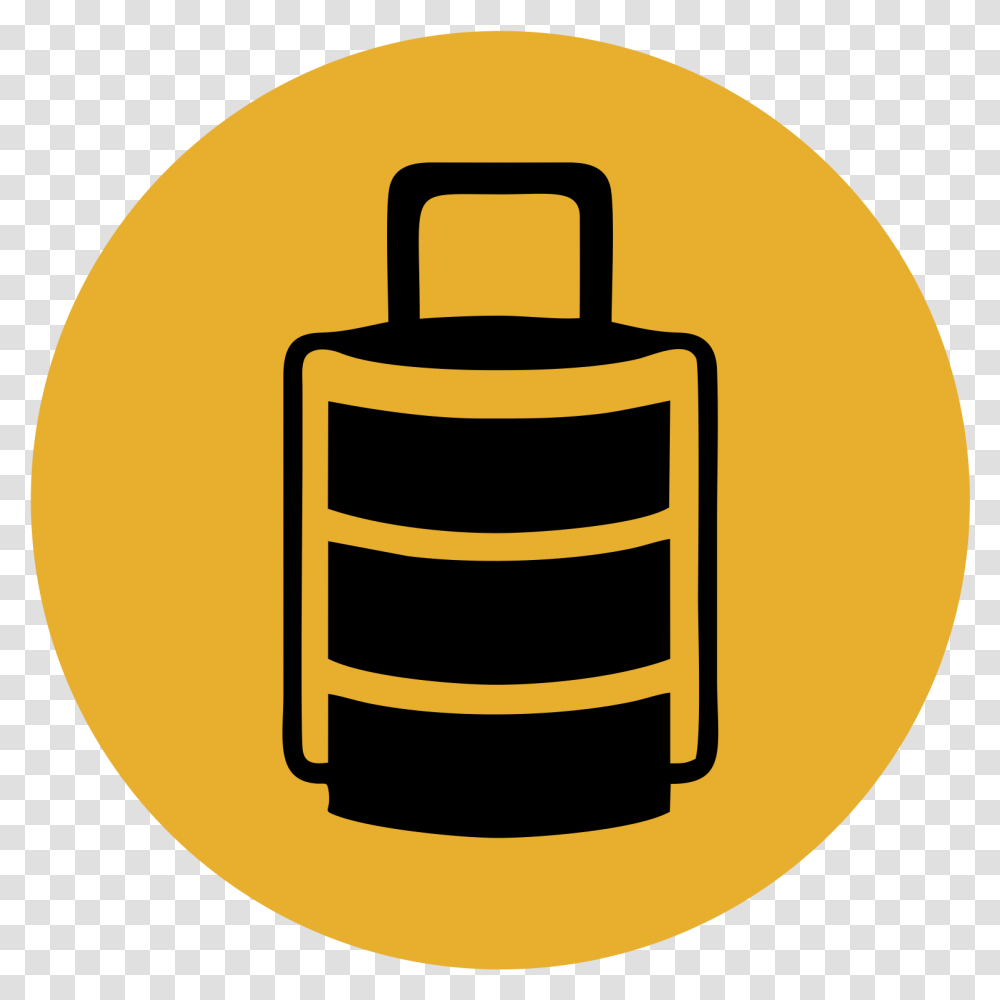 Tiffin Box Lunch Logo Clipart Tiffin Icon, Barrel, Keg, Label, Text Transparent Png