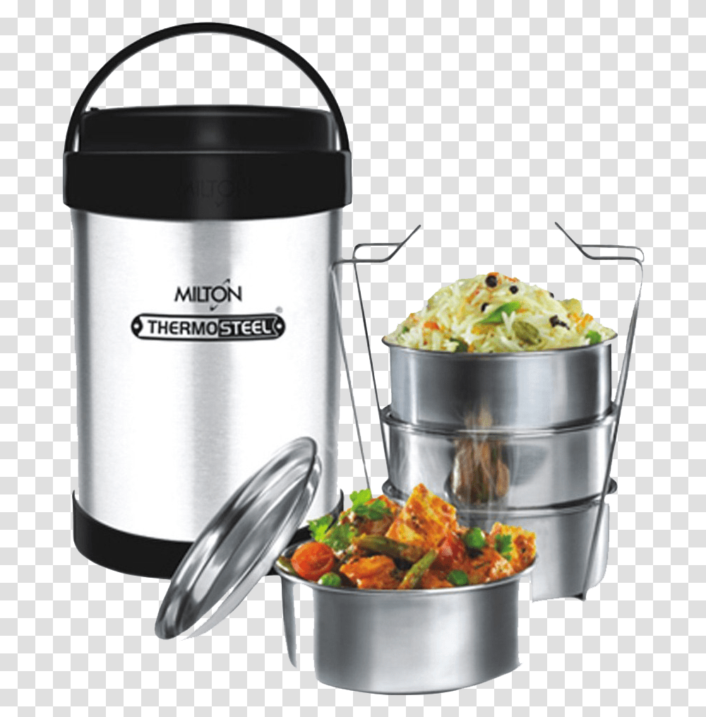 Tiffin Services Are Available At Your Doorstep Milton Royal Tiffin, Bucket, Mixer, Appliance, Shaker Transparent Png