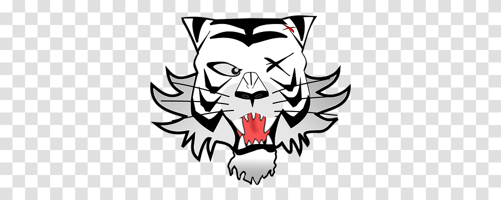 Tiger Animals, Stencil, Batman Logo Transparent Png
