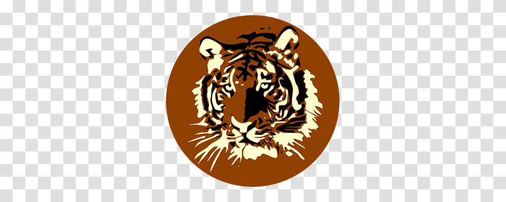 Tiger Animals, Logo, Emblem Transparent Png