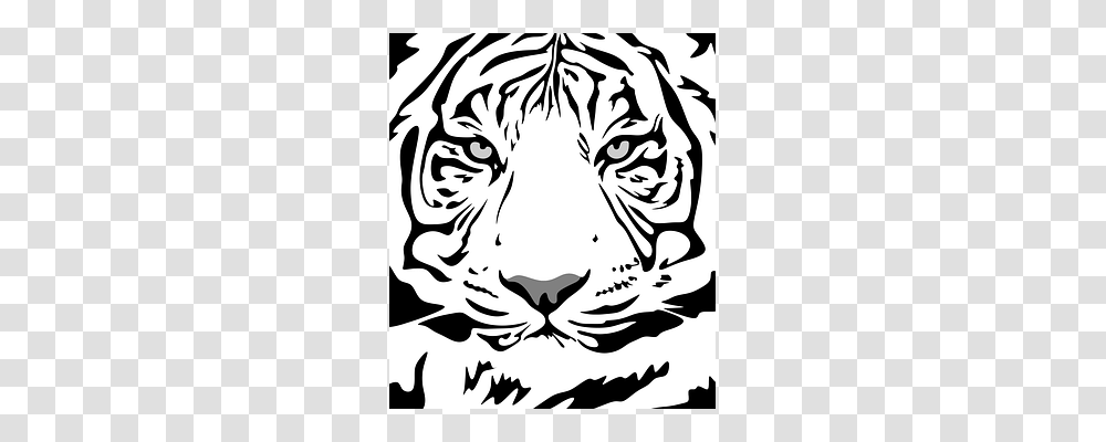 Tiger Stencil, Label Transparent Png