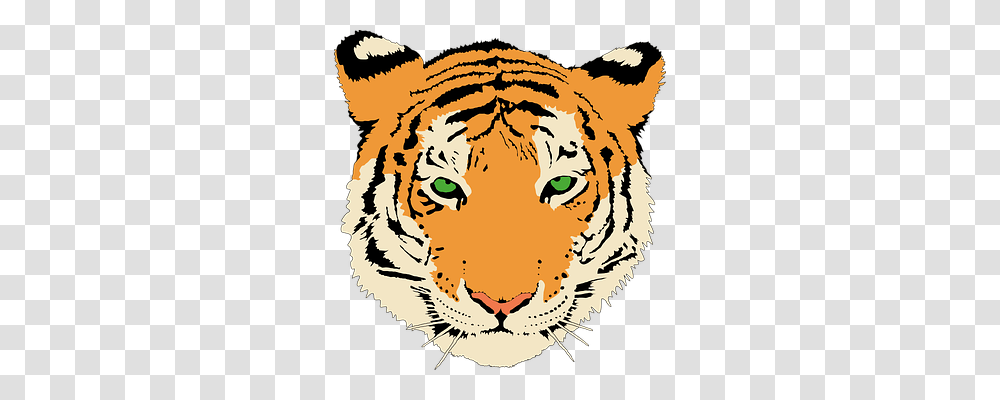 Tiger Animals, Wildlife, Mammal, Pattern Transparent Png
