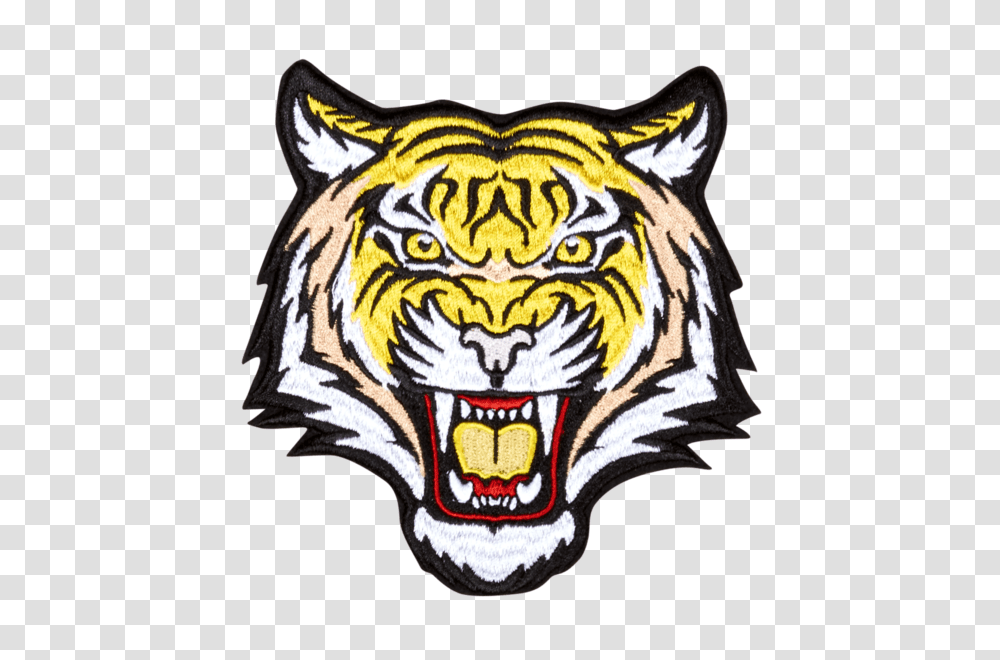 Tiger Badge Oliver Thomas, Logo, Trademark, Wildlife Transparent Png