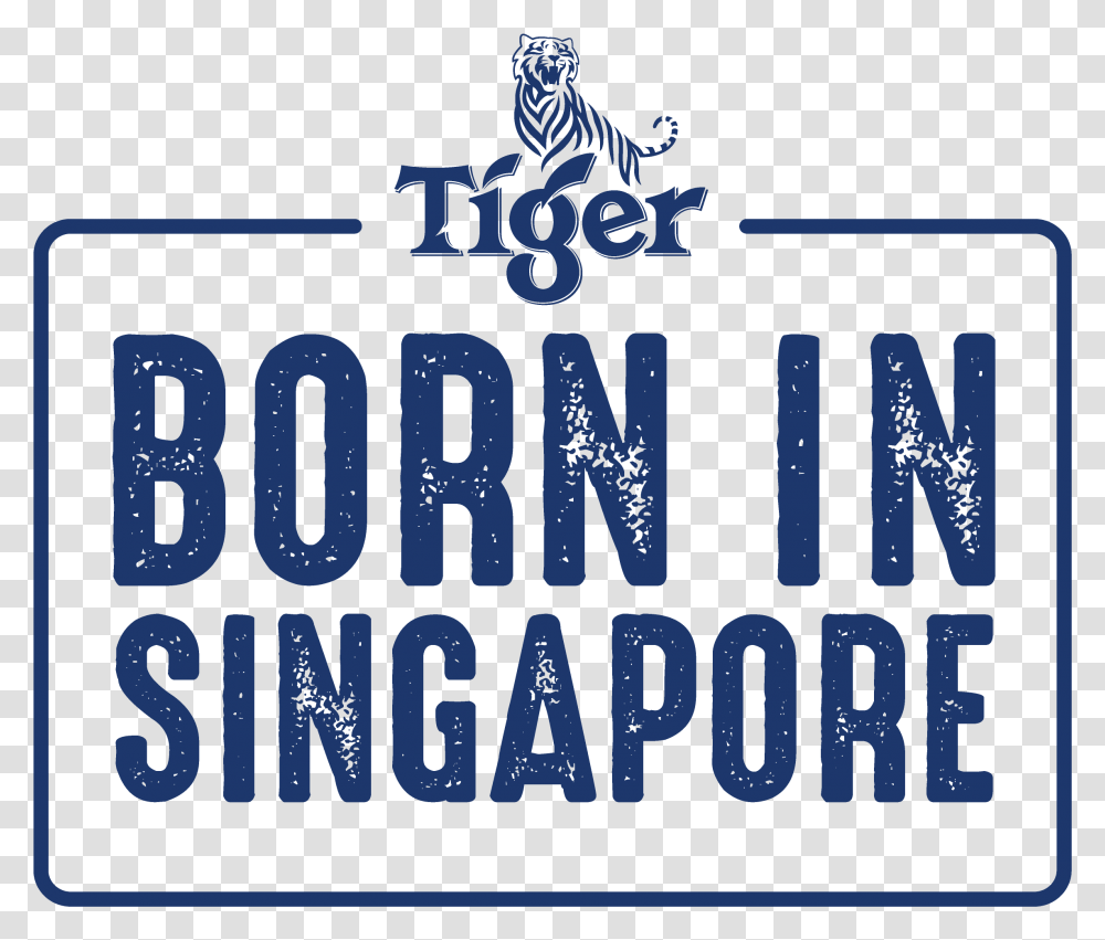 Tiger Beer Logo Electric Blue, Alphabet, Word Transparent Png