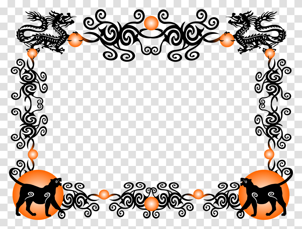 Tiger Border Icons, Fire, Produce, Food, Halloween Transparent Png
