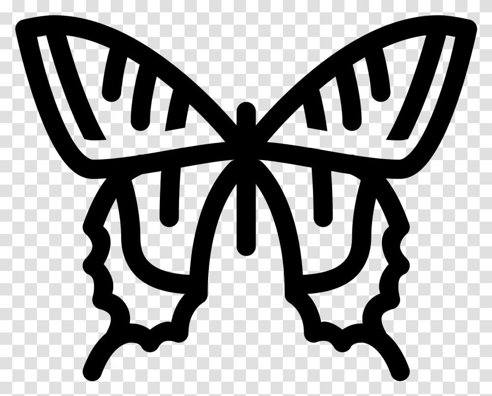 Tiger Butterfly Icon, Gray, World Of Warcraft Transparent Png