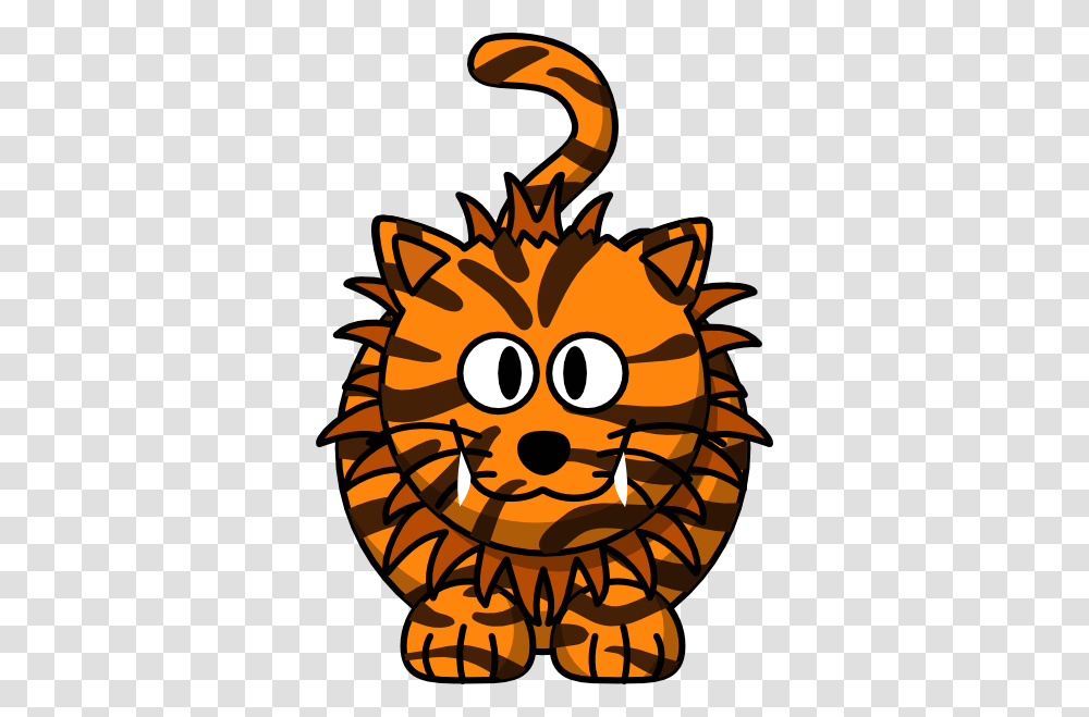 Tiger Cartoon Animal Tigers Cartoon And Clip Art, Halloween, Pumpkin, Vegetable, Plant Transparent Png