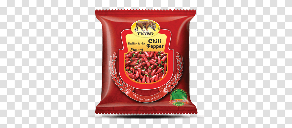 Tiger Chili Pepper Thyme Sachet, Plant, Food, Ketchup, Bean Transparent Png