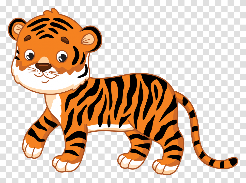 Tiger Clipart, Animal, Wildlife, Mammal, Zebra Transparent Png