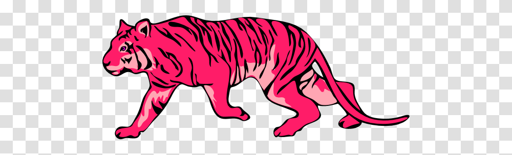 Tiger Clipart Red, Wildlife, Mammal, Animal, Zebra Transparent Png