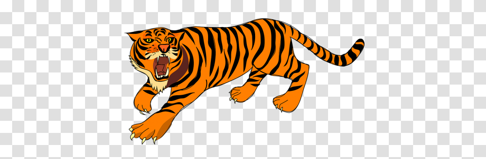 Tiger Clipart, Wildlife, Mammal, Animal, Zebra Transparent Png