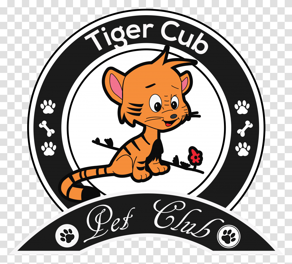 Tiger Cub Artworktee, Label, Sticker, Logo Transparent Png