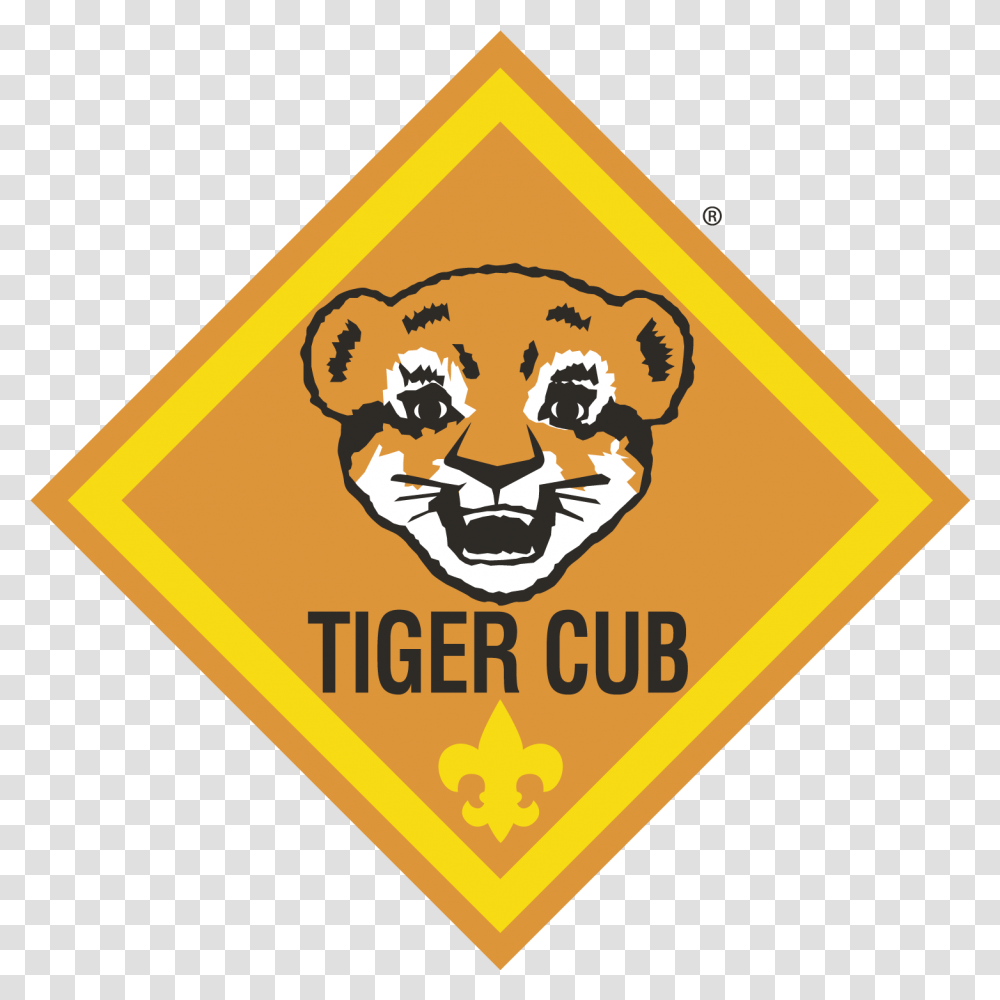 Tiger Cub Scout Logo Lion Cub Scout Logo 1469x1469 Tiger Cub Scout, Symbol, Sign, Outdoors, Badge Transparent Png