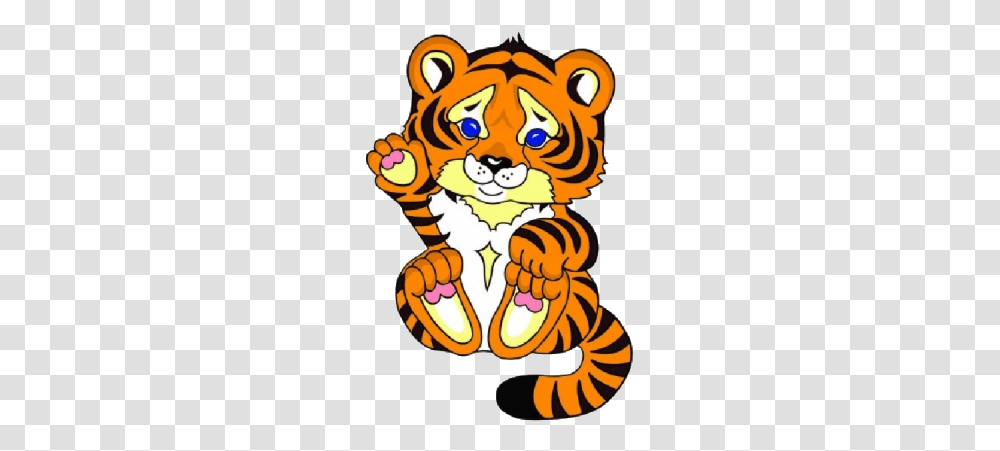 Tiger Cute Clipart The Cliparts Cartoon Cub Free Cute Baby Tiger Clipart, Performer, Food, Circus Transparent Png
