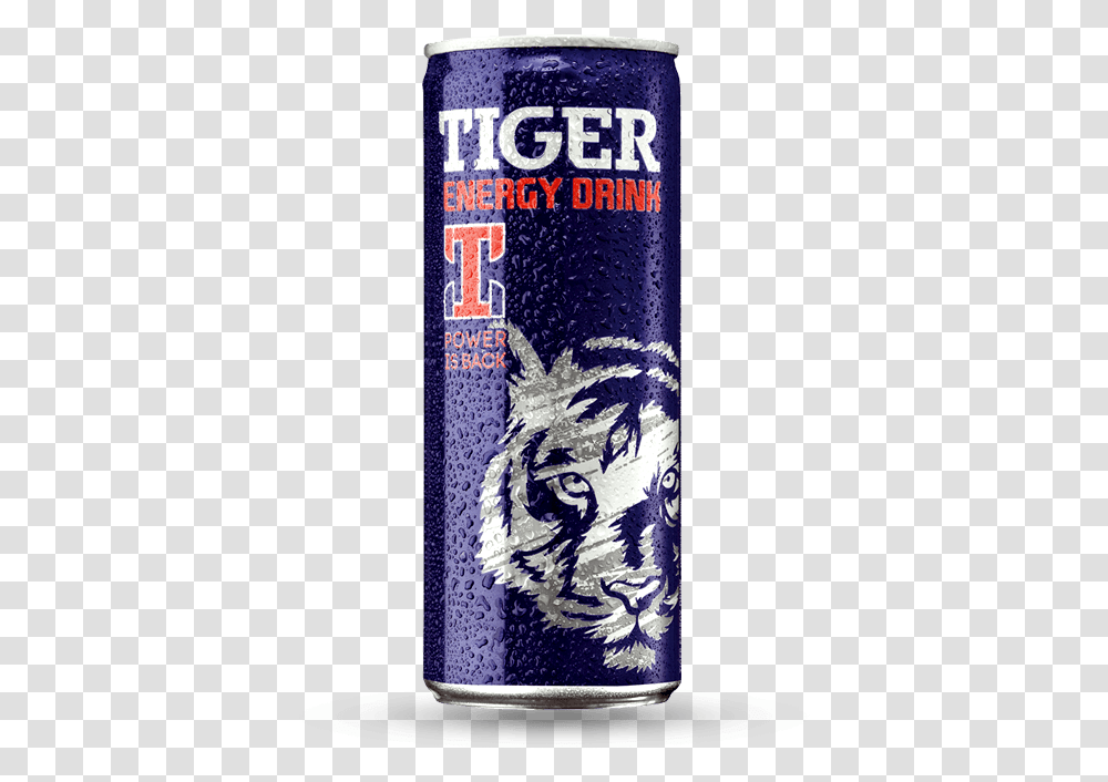 Tiger Energy Drink Tiger Energy Drink, Tin, Can, Spray Can, Alcohol Transparent Png