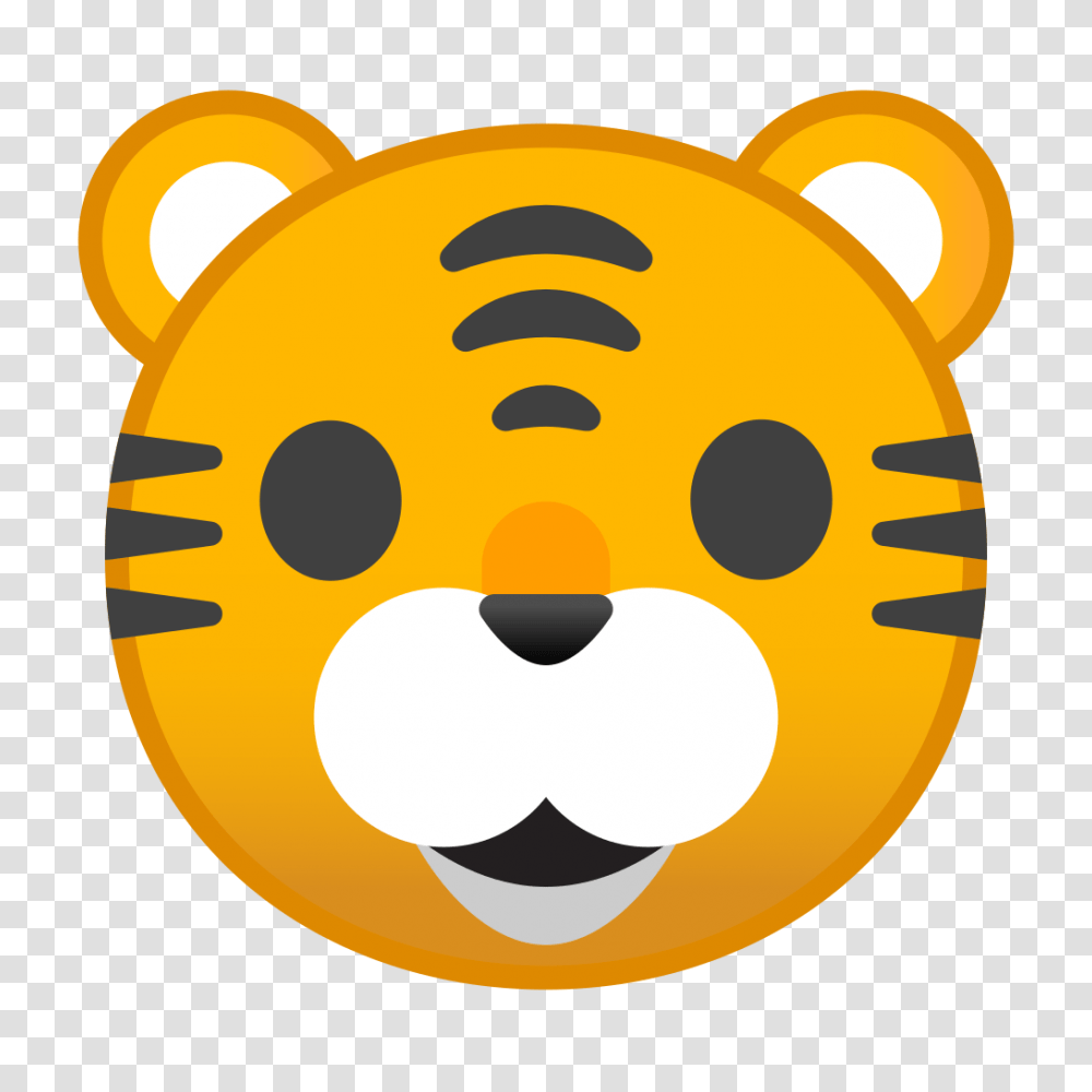 Tiger Face Icon Noto Emoji Animals Nature Iconset Google, Mammal, Label Transparent Png