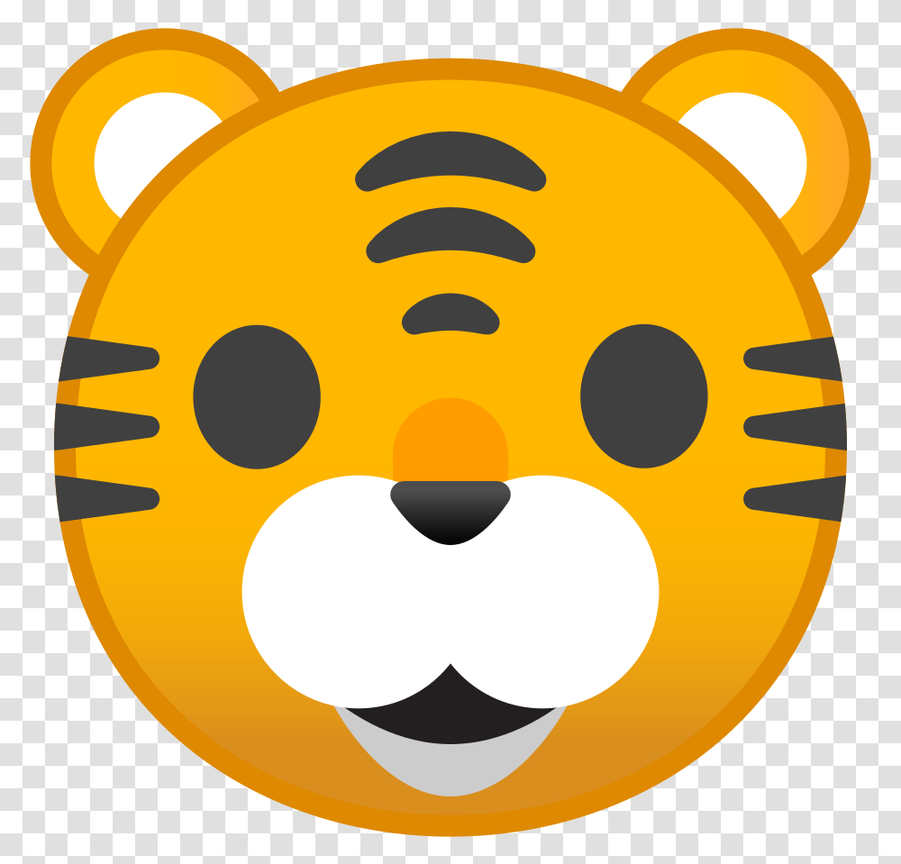 Tiger Face Icon Tiger Emoji Android, Sphere Transparent Png