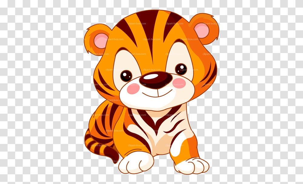 Tiger Free Baby Clipart Images At Vector Clip Art Baby Tiger Clipart, Label, Animal, Outdoors, Dish Transparent Png