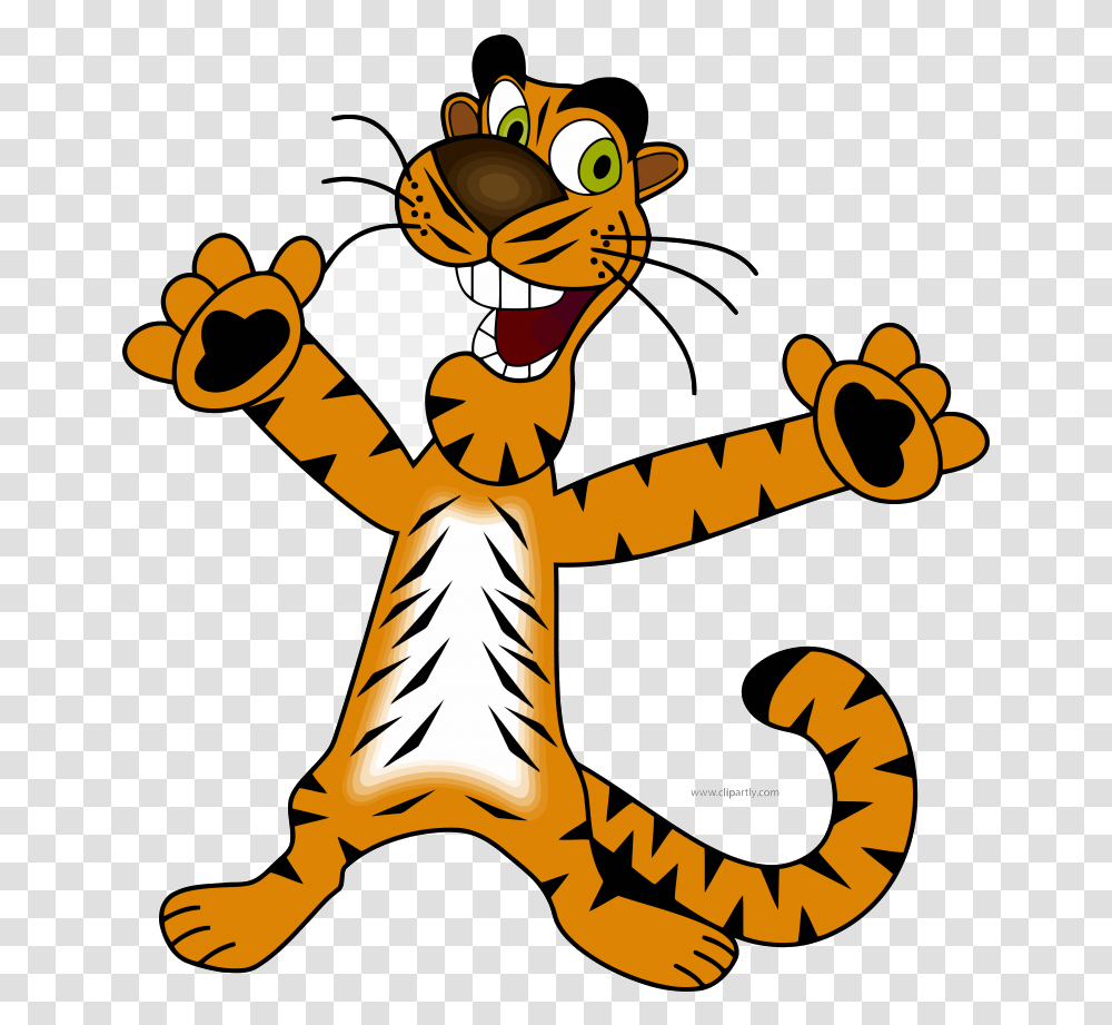 Tiger Happy Face Clip Art Clipart Stunning Free Happy Tiger Clipart, Dragon Transparent Png