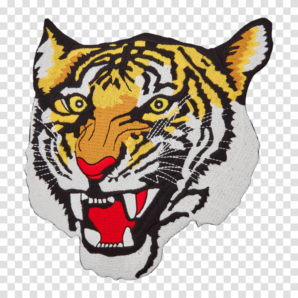 Tiger Head Big, Logo, Rug, Wildlife Transparent Png