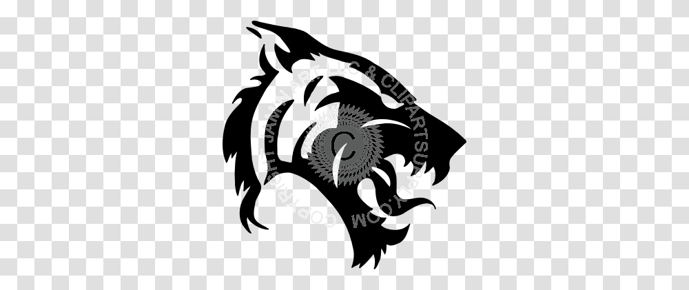 Tiger Head Facing Right Side, Animal, Bird, Word, Eagle Transparent Png