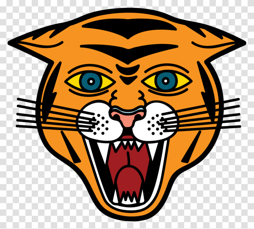 Tiger Head, Label, Mouth, Lip Transparent Png