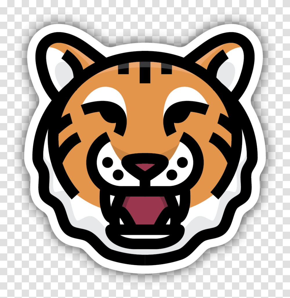 Tiger Head Sticker Stanislav Penc, Label, Text, Logo, Symbol Transparent Png