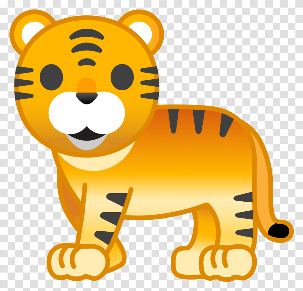 Tiger Icon Emoji Tigre, Animal, Mammal, Outdoors, Wildlife Transparent Png