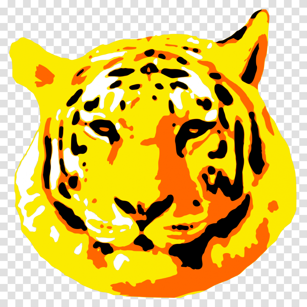 Tiger Icon Project Tiger, Animal, Bonfire, Flame, Reptile Transparent Png