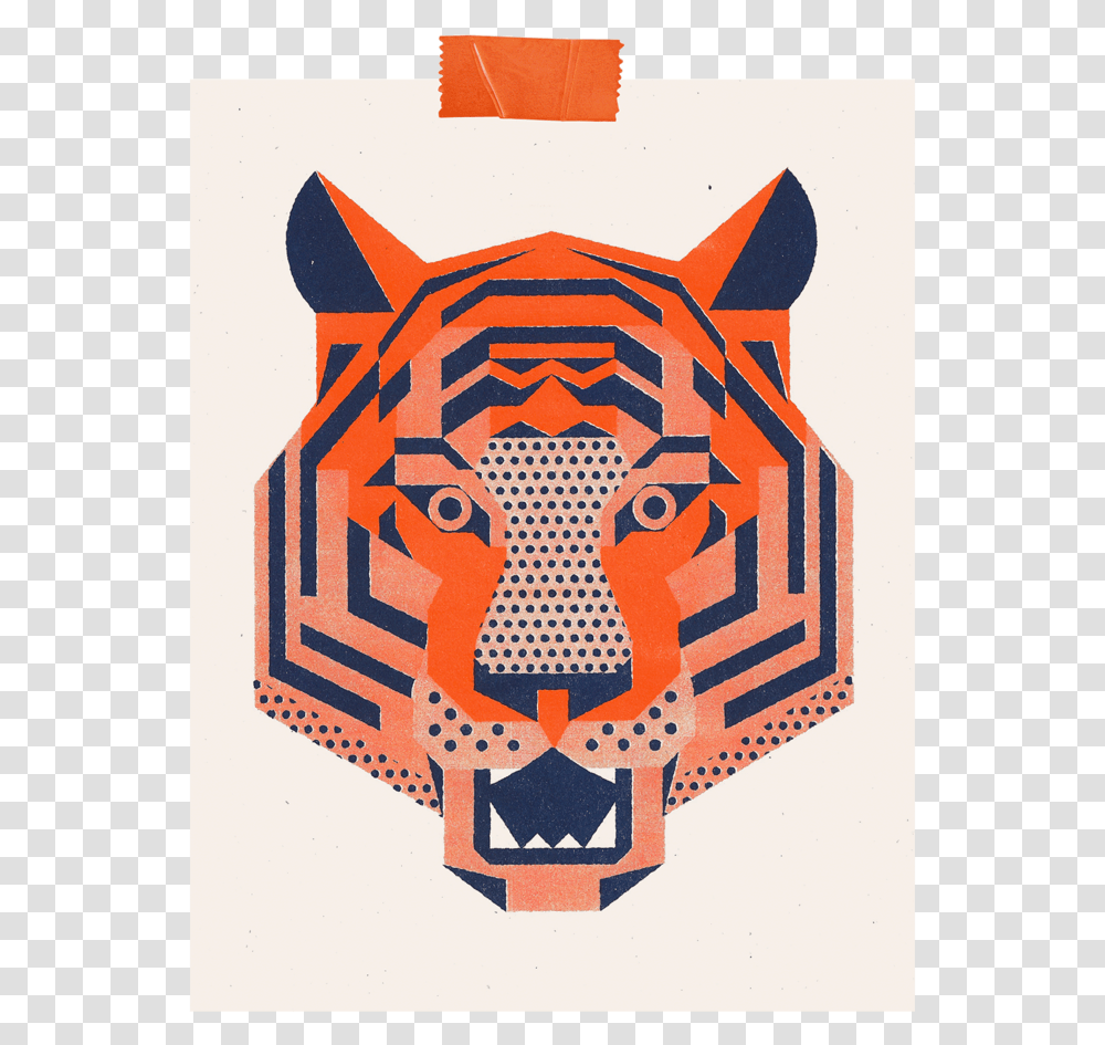 Tiger, Label, Rug Transparent Png