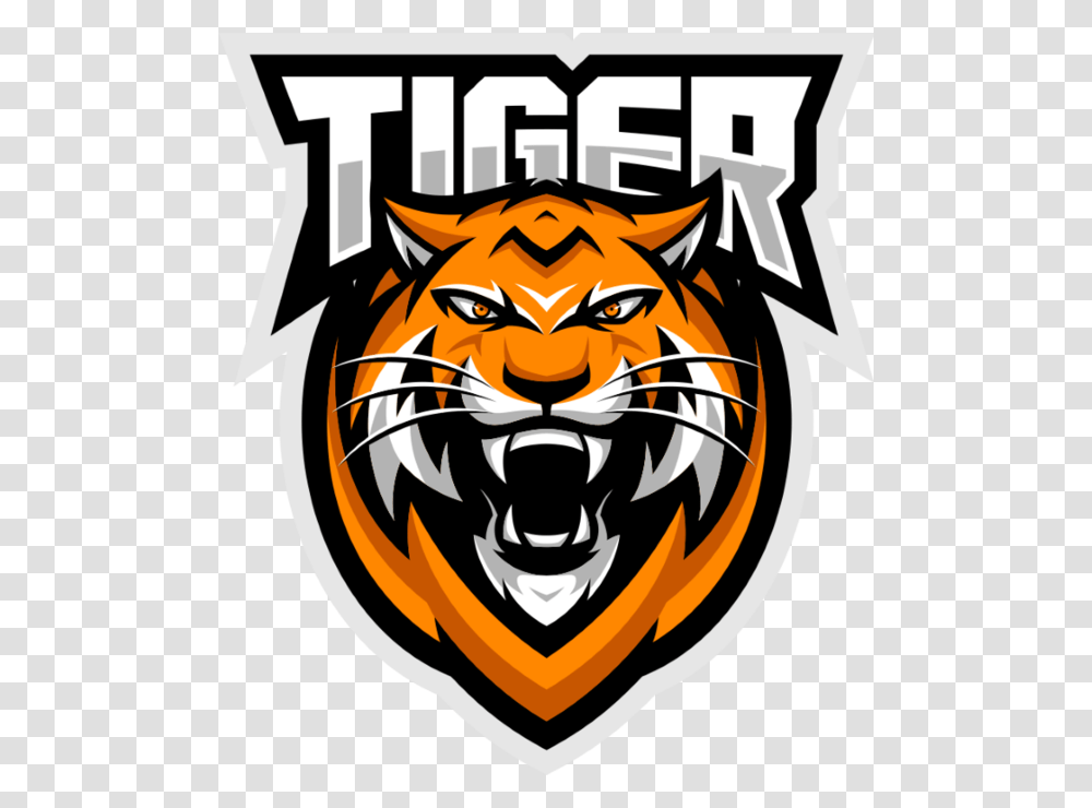 Tiger, Label, Poster, Logo Transparent Png