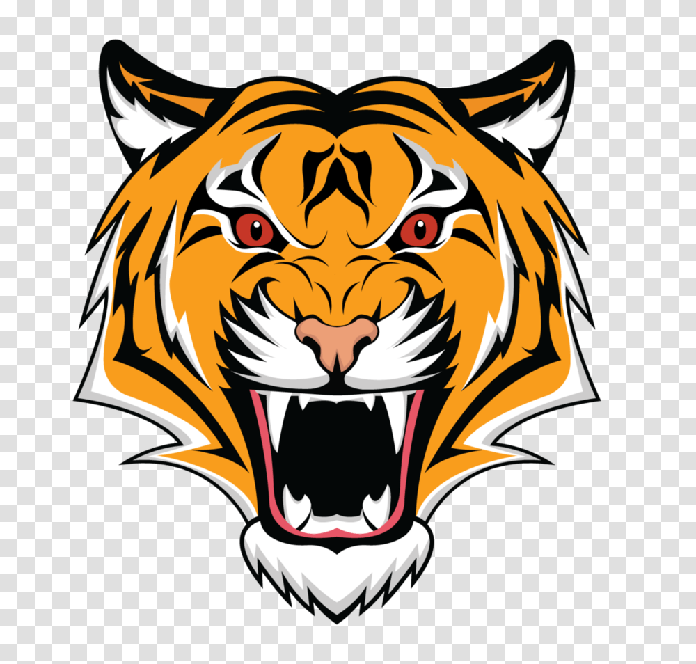 Tiger Logo Image, Wildlife, Mammal, Animal, Food Transparent Png