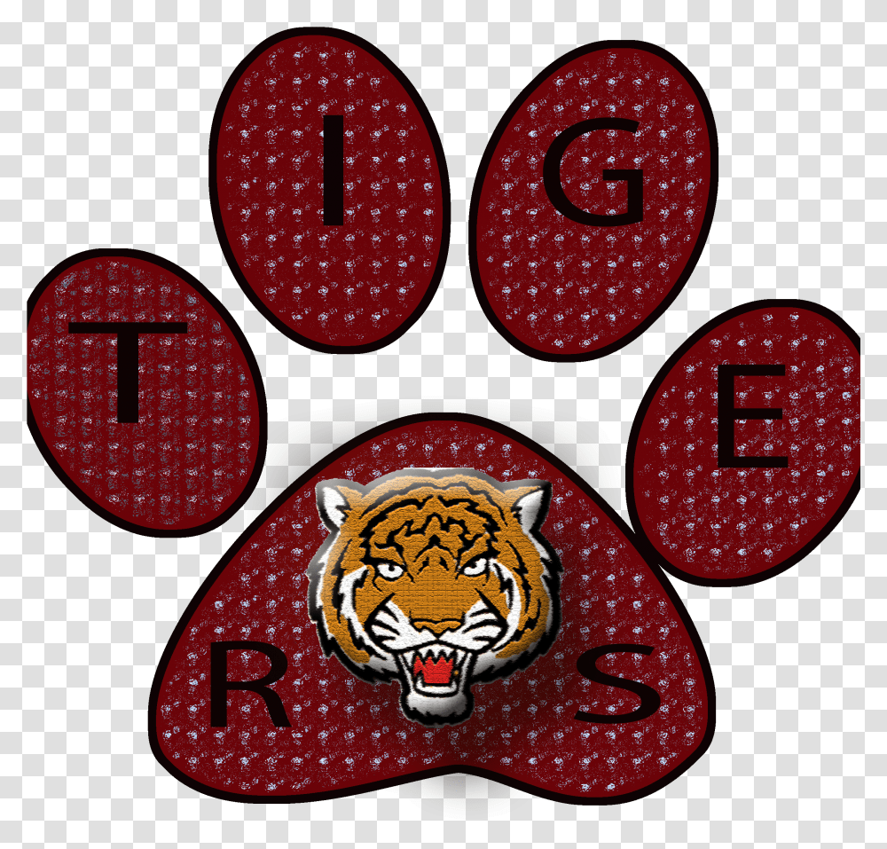 Tiger Logo Mclain19 Bayside Tigers, Symbol, Trademark, Text, Number Transparent Png