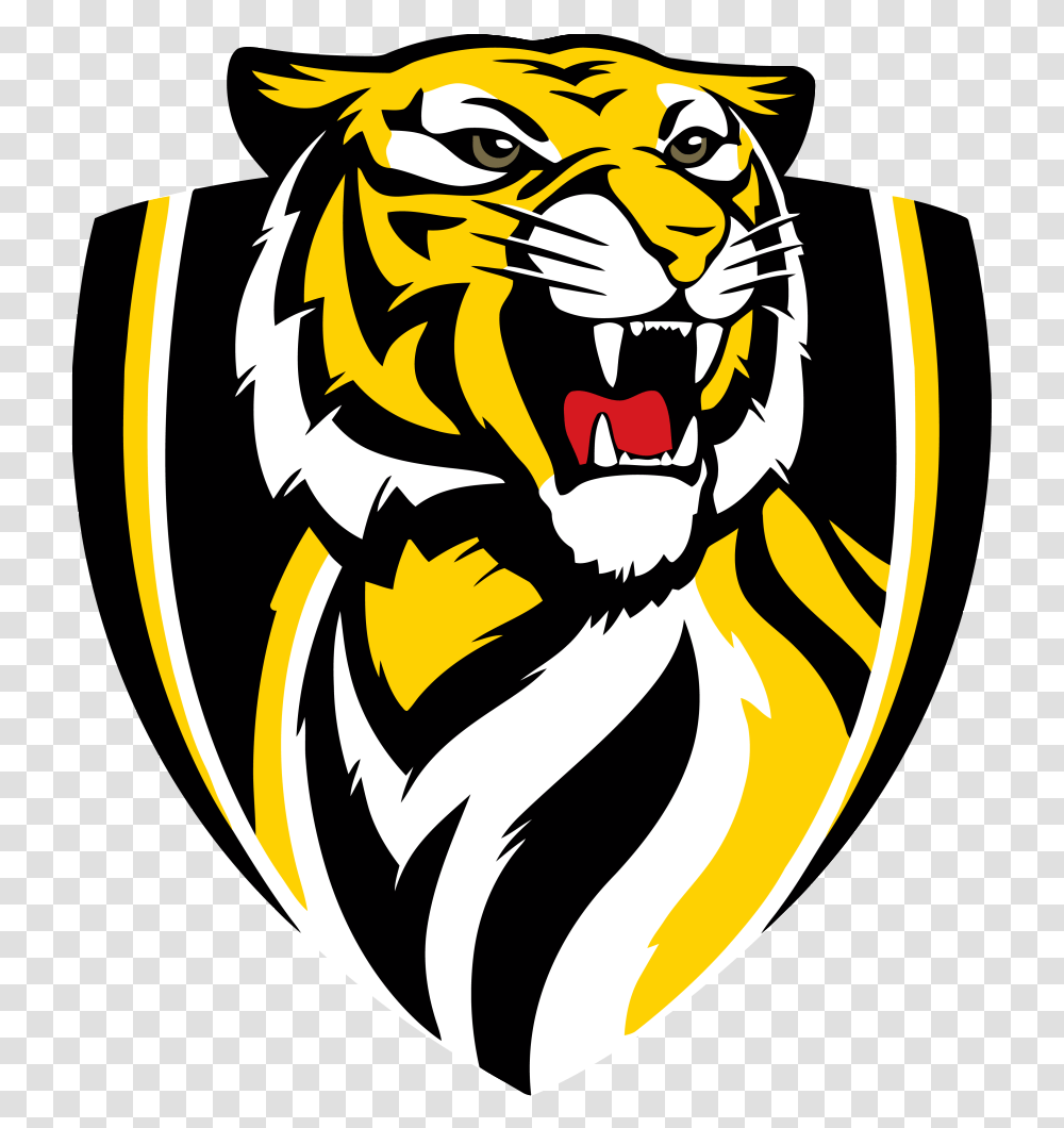 Tiger Logo Vector Richmond Tigers Logo, Trademark, Emblem, Badge Transparent Png