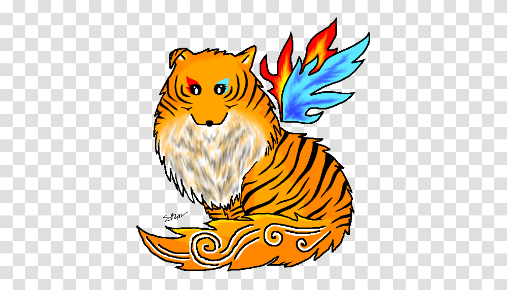 Tiger Mascot, Animal, Wildlife, Mammal Transparent Png