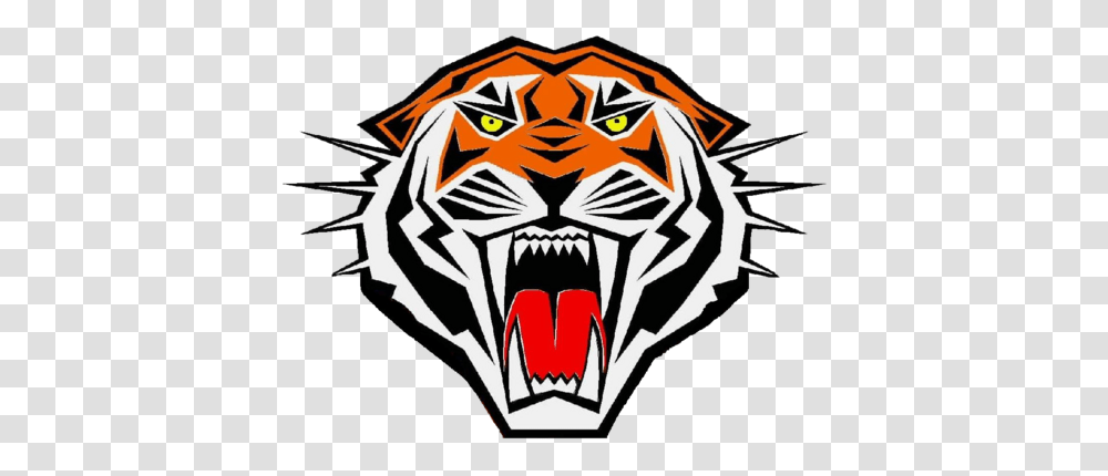 Tiger Mascot, Label, Stencil, Hand Transparent Png