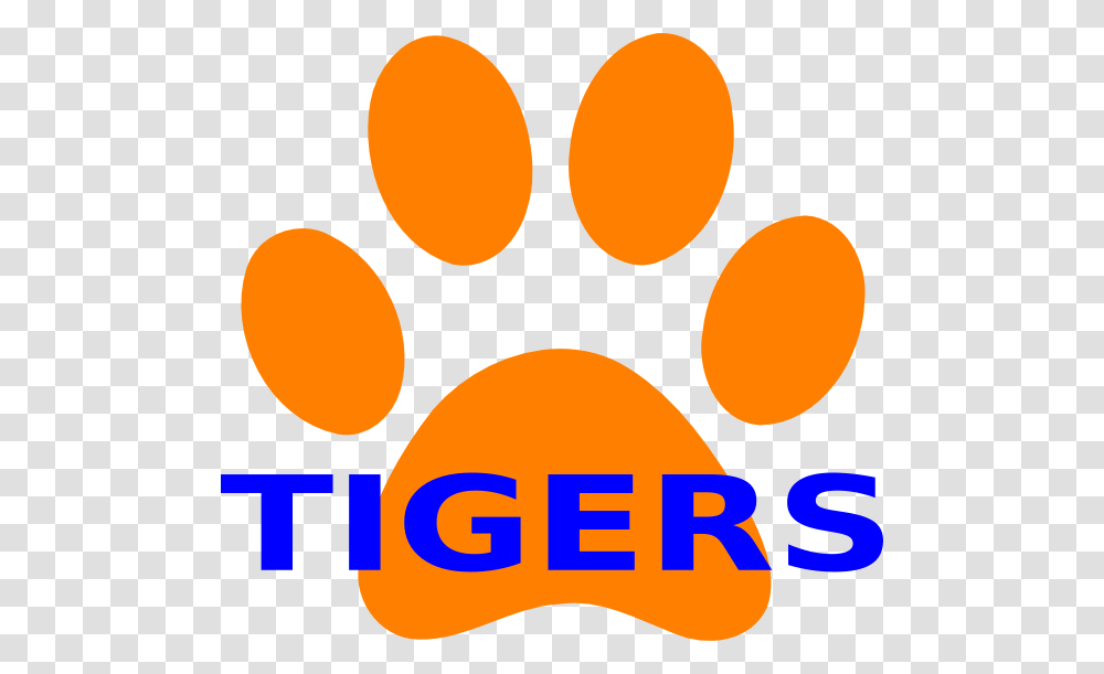 Tiger Paw Print Items, Logo, Trademark, Footprint Transparent Png