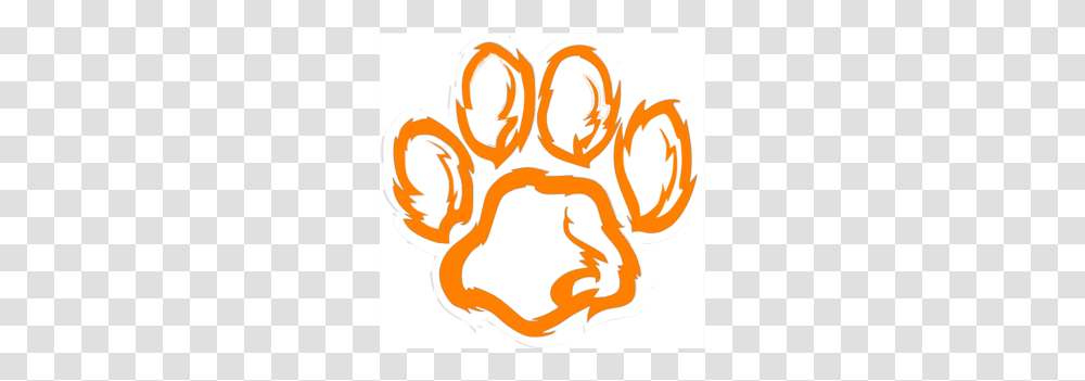 Tiger Paw White Orange Clip Art, Dynamite, Logo Transparent Png