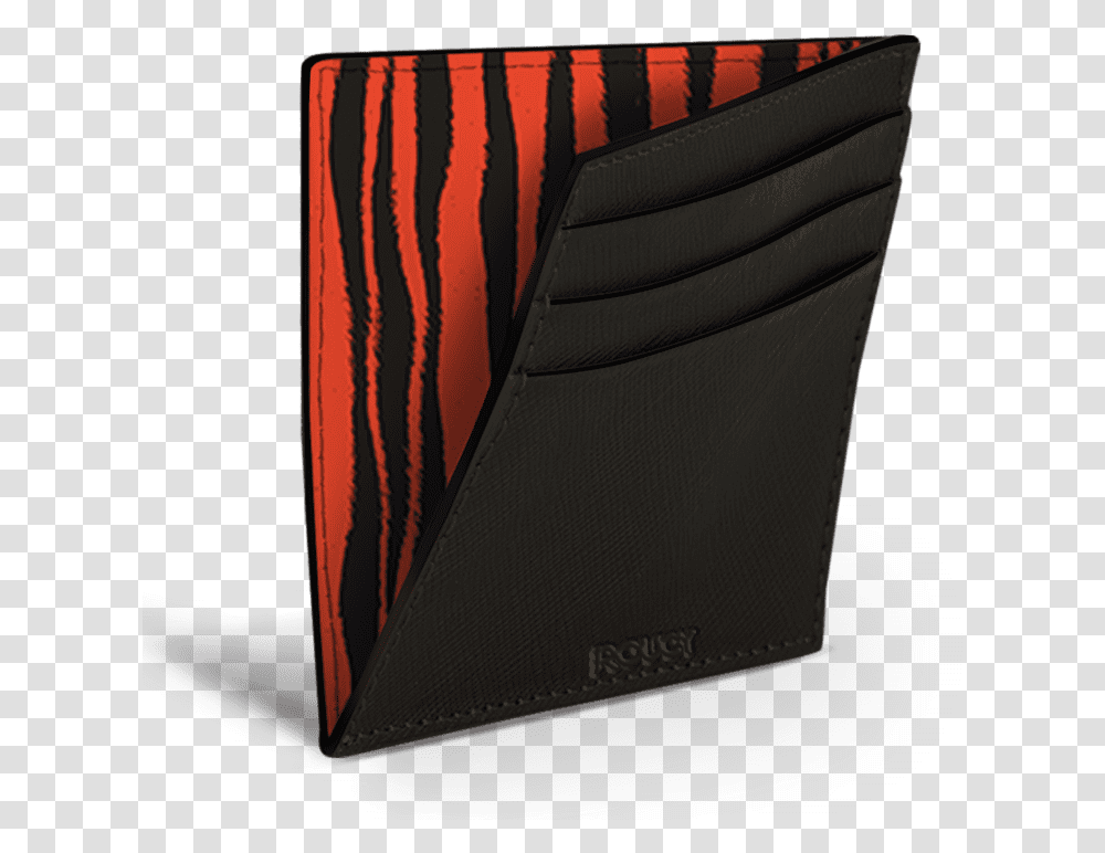 Tiger Print Black Saffiano Sleek, Black Leather Folder Png
