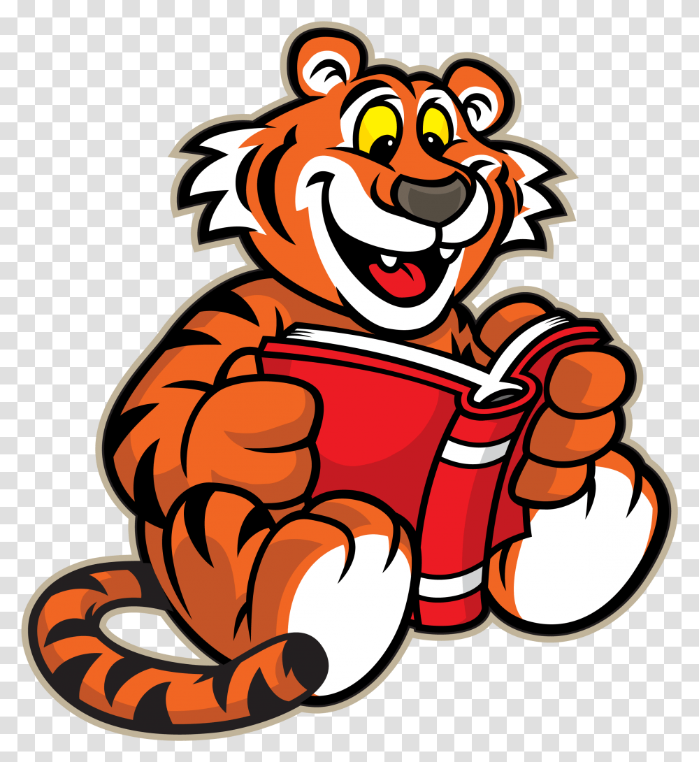 Tiger Reading A Book, Performer, Clown, Leisure Activities Transparent Png