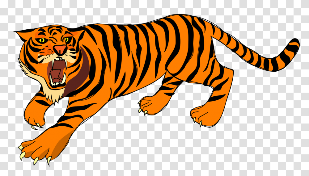 Tiger Roar Cartoon Drawing, Wildlife, Mammal, Animal, Zebra Transparent Png
