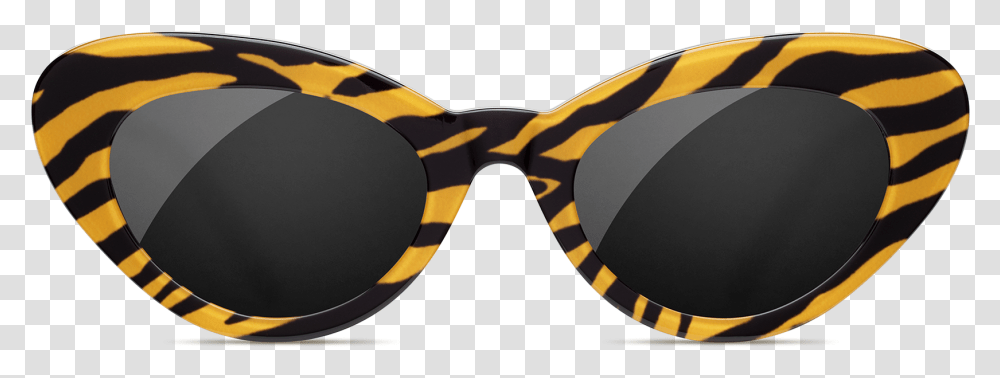 Tiger Round Striped Reflection, Sunglasses, Accessories, Accessory, Goggles Transparent Png