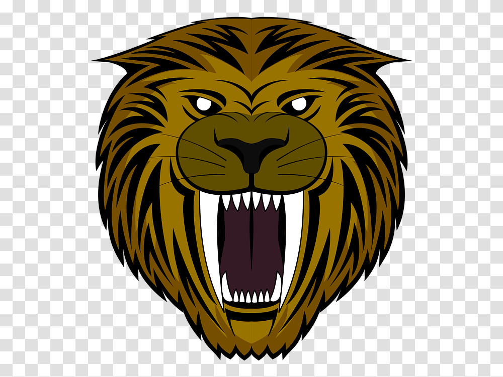 Tiger Saber Tooth Cat Roar Dente De Sabre, Mammal, Animal, Teeth, Mouth Transparent Png