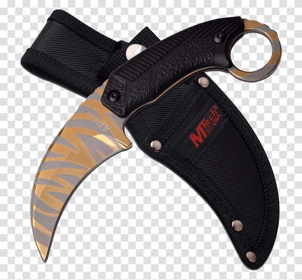 Tiger Stripe Knife, Weapon, Weaponry, Blade, Gun Transparent Png
