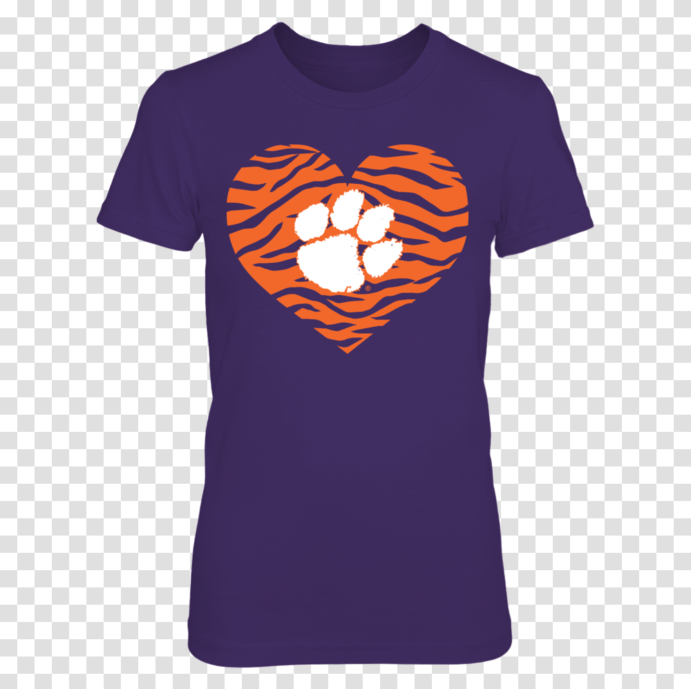 Tiger Stripes Clemson Tigers, Apparel, Hand, T-Shirt Transparent Png