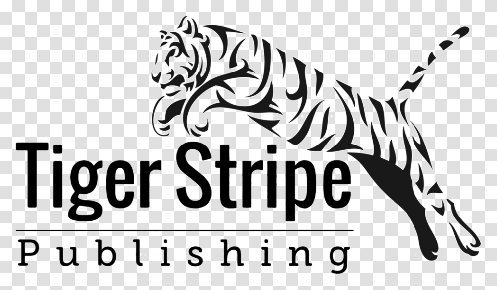 Tiger Stripes Clipart Stock Tiger Jump Vector, Calligraphy, Handwriting, Label Transparent Png
