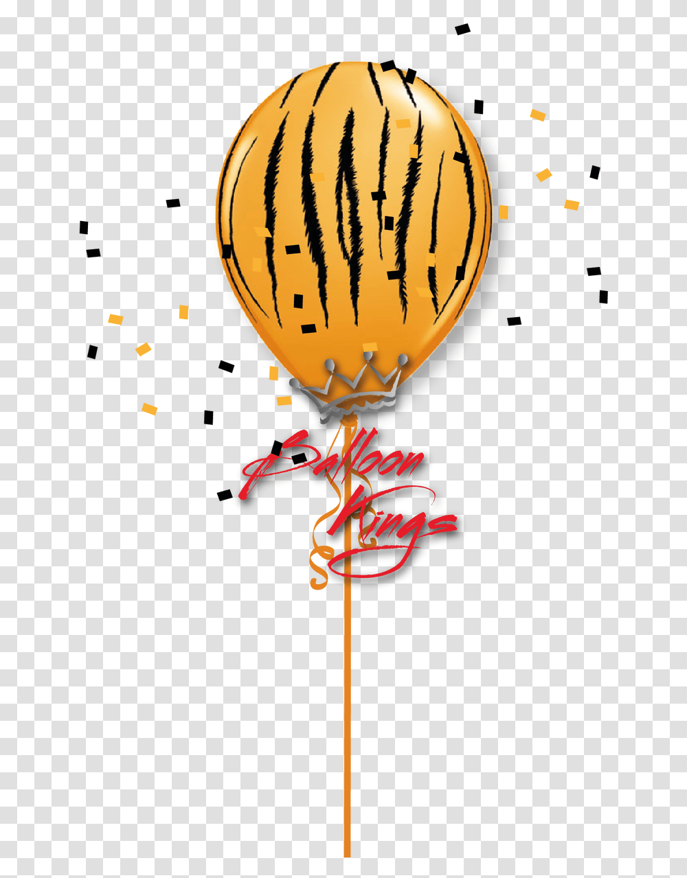 Tiger Stripes Cow Print Balloon, Plant, Lamp, Hot Air Balloon, Aircraft Transparent Png