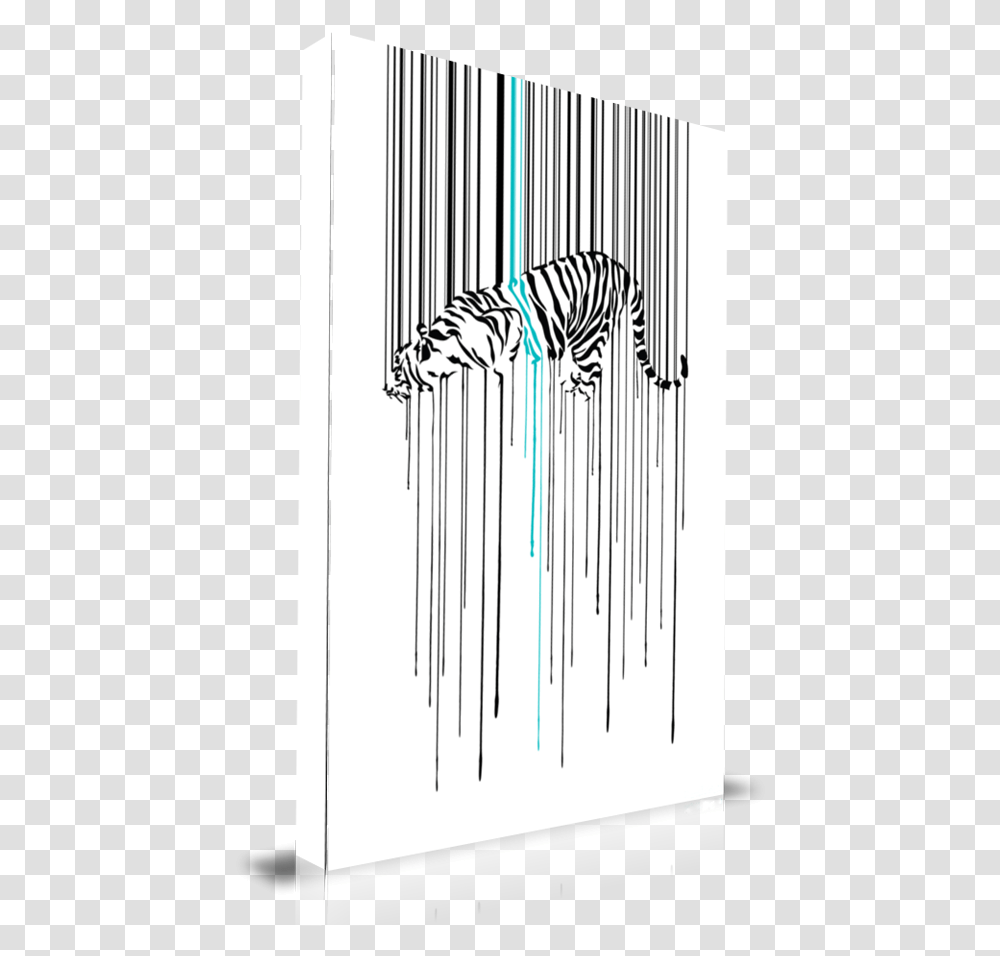 Tiger Stripes Illustration, Zebra, Label Transparent Png